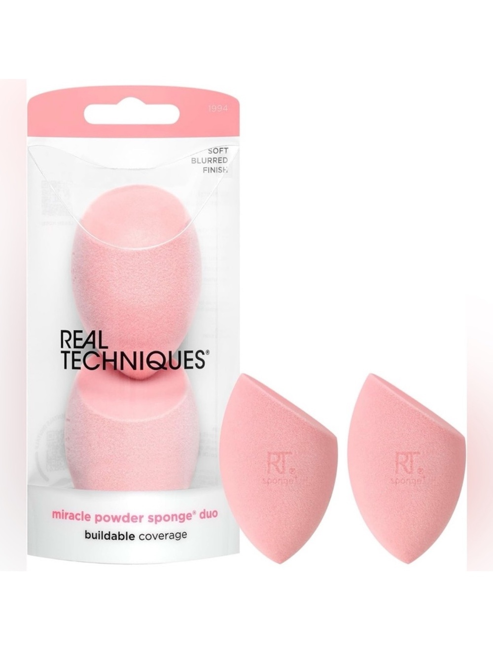 Real Techniques miracle powder sponge duo NEW
